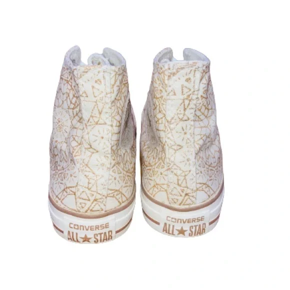 Rare Converse All-Star Women's Snowflake Sparkle Sneakers Size 7 - Picture 5 of 7